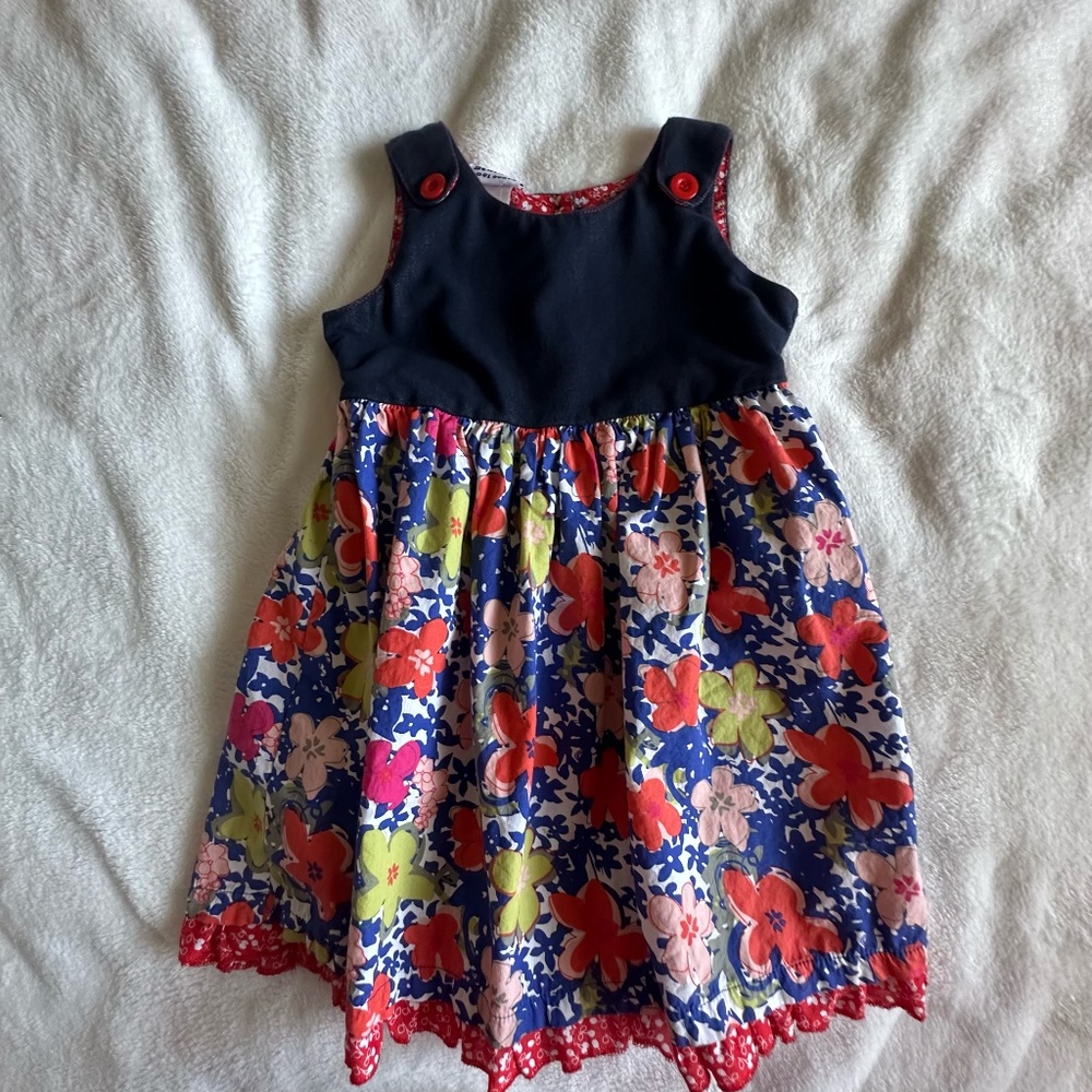 Blueberi Boulevard Jean Top Dress Sz 5